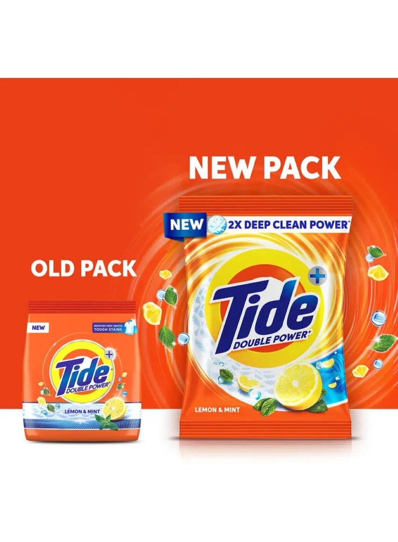 Tide Double Power Lemon & Mint Detergent Powder 1Kg - Image 4